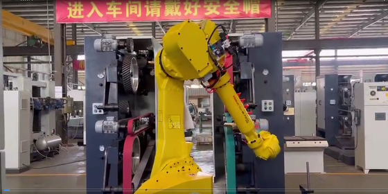 Automated Robotic Polishing Machine Featuring FANUC Robot Cell M-20iD/25