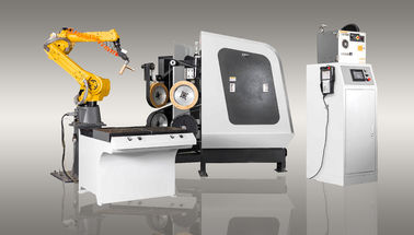 شراء آلة طحن CNC ، آلة طلاء مقبض الباب مع الذراع الروبوتية FUNAC التصنيع عبر الإنترنت