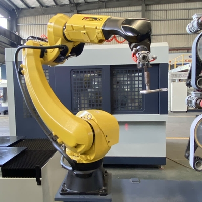 CNC متكاملة التكيفية طحن البوليسة الخلية الروبوتية العمل مع تعويض الموقف في الوقت الحقيقي