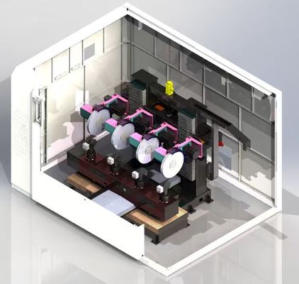 نظام تلميع أوتوماتيكي عالي الدقة، يستخدم لآلات تلميع CNC للأنابيب المنحنية المختلفة