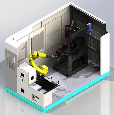 آلة التلميع CNC، نظام التلميع التلقائي للتشطيب السطحي الدقيق للأنابيب الملتوية المعدنية والفولاذ المقاوم للصدأ