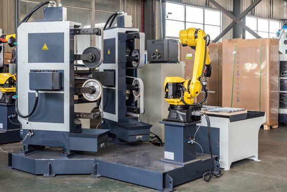 آلة تلميع CNC ذات الحزام الآلي عالية الكفاءة 380 فولت للأجزاء المعدنية